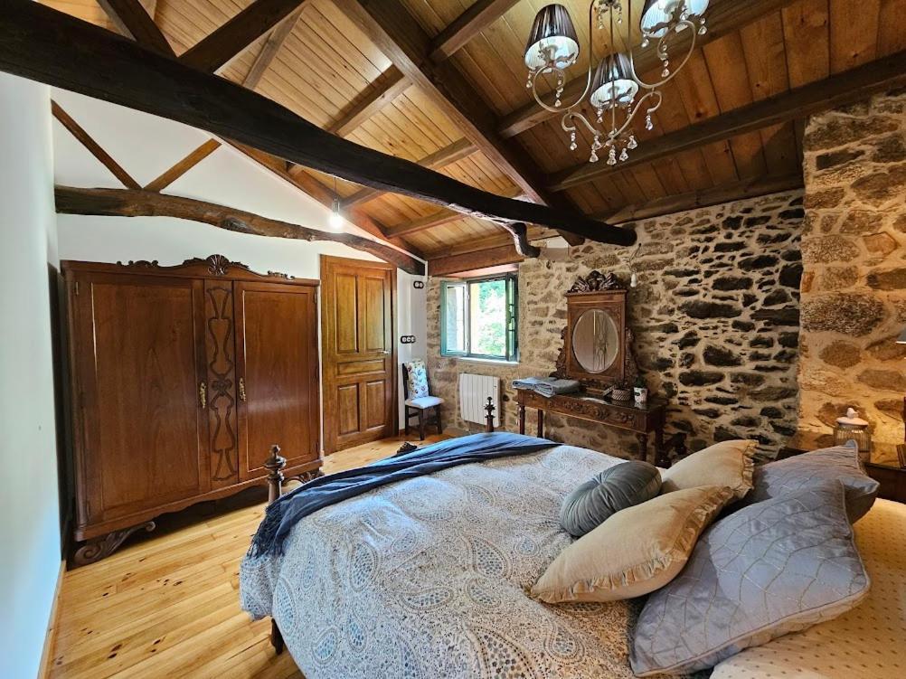 A Casa Dos Avos - Vilarino - A Coruna Esterno foto